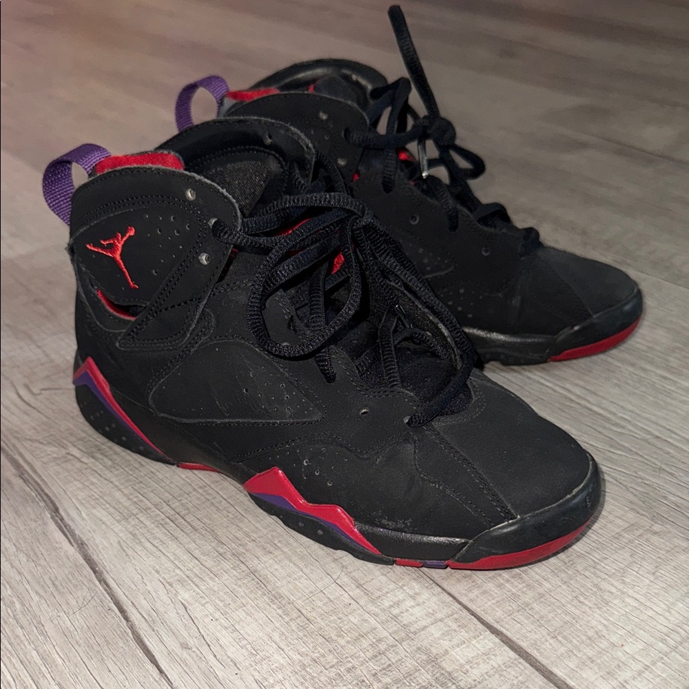 2012 Youth Nike Air Jordan 7 VII Raptors Black True Red Purple